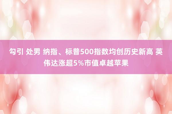 勾引 处男 纳指、标普500指数均创历史新高 英伟达涨超5%市值卓越苹果