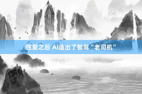 性爱之后 AI造出了智驾“老司机”