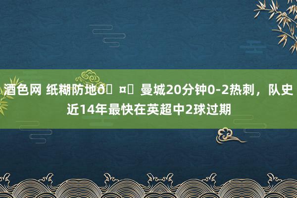 酒色网 纸糊防地🤕曼城20分钟0-2热刺，队史近14年最快在英超中2球过期